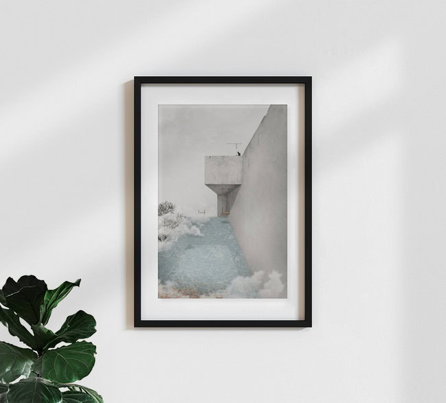 Wandbild 'Swimming' – Kunst von Adriana Pascale als Poster oder Acrylglasbild