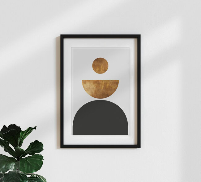 'Mid century study no.6' – Wall Art by Froilein  Juno as Poster or Acrylic Glass Print