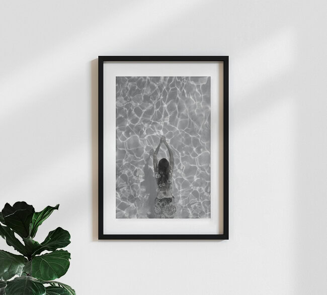 liquid LOVE - black & white edition, Germany – wall art by Studio Na.hili as Poster or Acrylic Glass Print