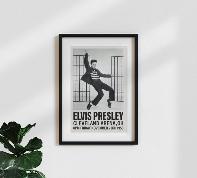 Elvis Presley, Vereinigte Staaten – Fotokunst von Vintage Collection als Poster oder Acrylglasbild