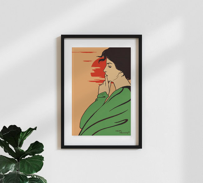 Wandbild 'Henri Meunier: L’Heure du Silence (1897)' – Kunst von Vintage Collection als Poster oder Acrylglasbild