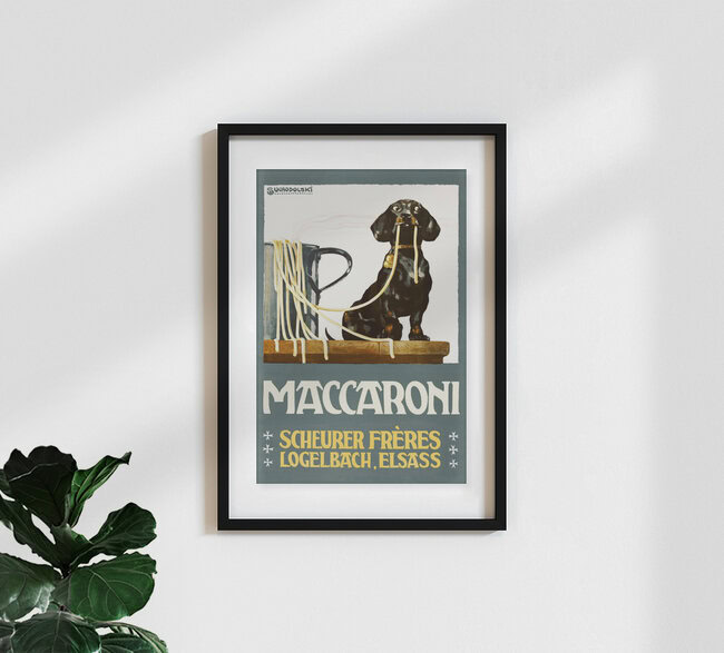 'Siegmund von Suchodolski: Maccaroni' – Wall Art by Vintage Collection as Poster or Acrylic Glass Print