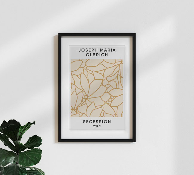 'Joseph Maria Olbrich 1 - Secession Wien' – Wall Art by Florent Bodart as Poster or Acrylic Glass Print