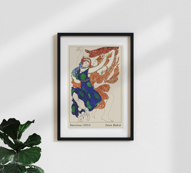 Wandbild 'Léon Bakst: Narziss' – Kunst von Art Classics als Poster oder Acrylglasbild