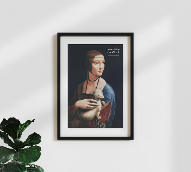 Wandbild 'Leonardo Da Vinci - Dama con L'ermellino' – Kunst von Art Classics als Poster oder Acrylglasbild