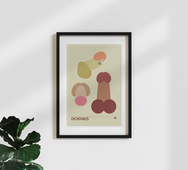 'Dickhaus' – Wall Art by Jonas Loose as Poster or Acrylic Glass Print