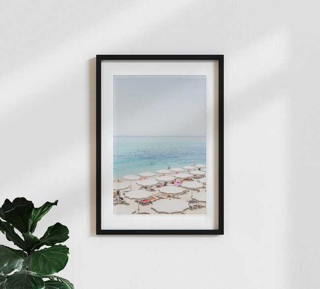 Life is a beach, Italien – Fotokunst von Photolovers . als Poster oder Acrylglasbild