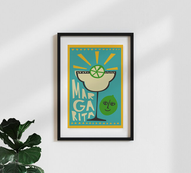 Wandbild 'Margarita' – Kunst von Fox And Velvet als Poster oder Acrylglasbild