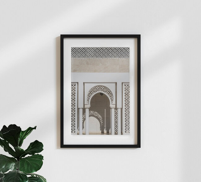 Arabian architecture in Morocco, Morocco – wall art by Photolovers . as Poster or Acrylic Glass Print