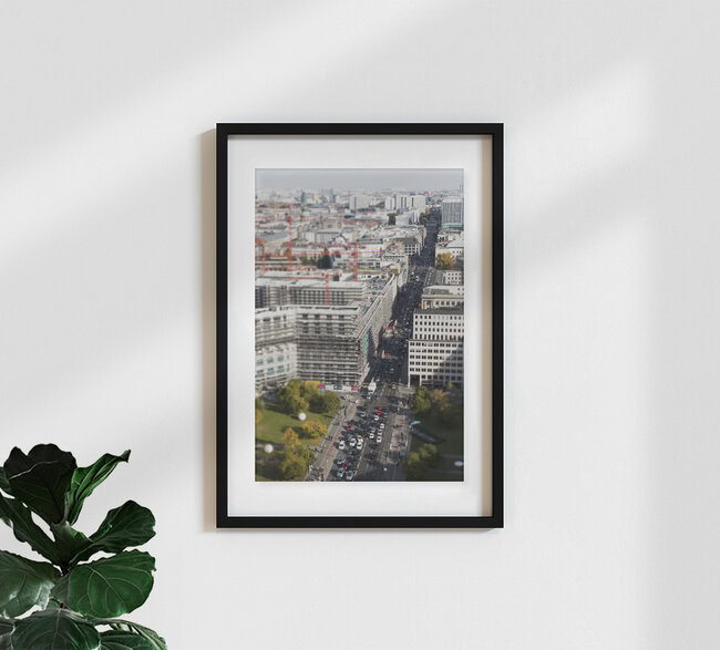 Little Berlin Photos of Berlin from above, Deutschland – Fotokunst von Yehuda Swed als Poster oder Acrylglasbild
