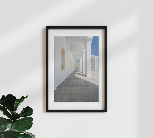 Nur-Astana-Moschee, Kazakhstan – Fotokunst von Waldemar Merger als Poster oder Acrylglasbild