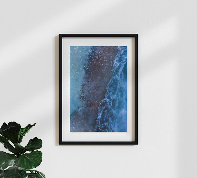 Ice Art #214, Norwegen – Fotokunst von Sebastian Worm als Poster oder Acrylglasbild