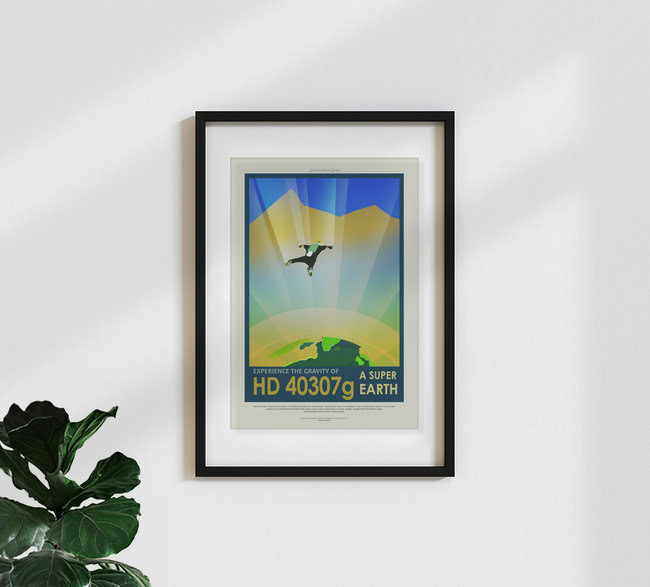 'HD 40307g, A Super Earth' – Wall Art by Nasa Visions as Poster or Acrylic Glass Print
