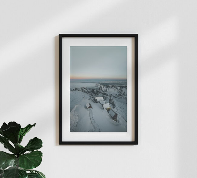 Alpenblick, Schweiz – Fotokunst von Dorian Baumann als Poster oder Acrylglasbild