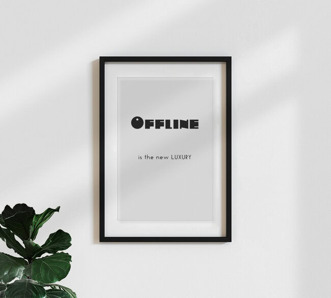 'offline' – Wall Art by Steffi Louis as Poster or Acrylic Glass Print