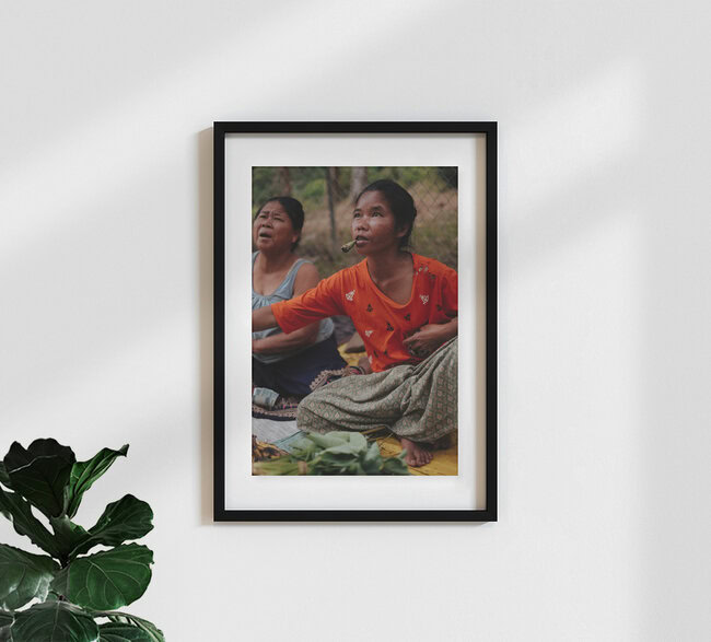 Laos Tad Lo, Laos – Fotokunst von Jim Delcid als Poster oder Acrylglasbild