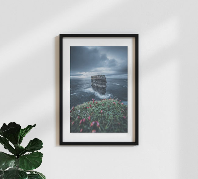 Downpatrick Head, Irland – Fotokunst von Philipp Steiger als Poster oder Acrylglasbild