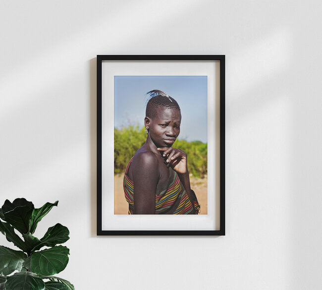Karamojong, Uganda – wall art by Victoria Knobloch as Poster or Acrylic Glass Print