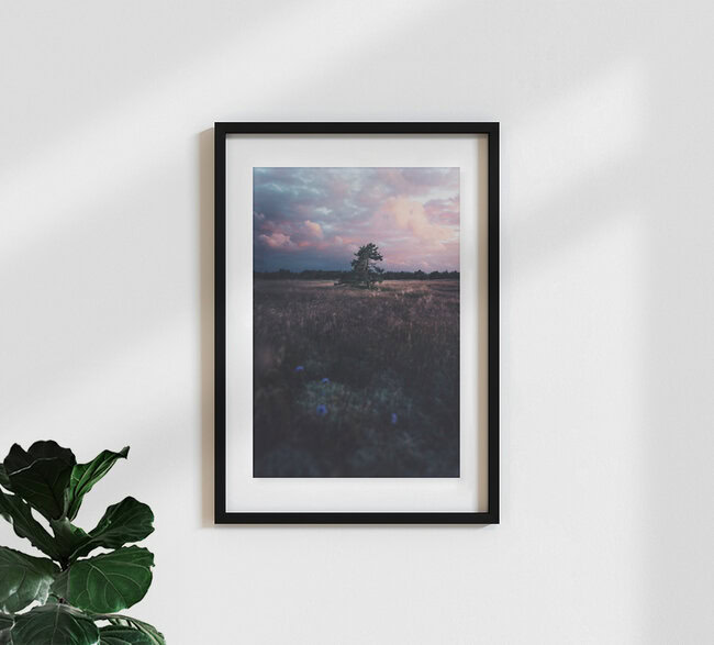 Ein entspannter Abend in Dänemark, Dänemark – Fotokunst von Lukas Litt als Poster oder Acrylglasbild