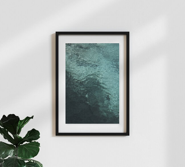 Shades of Water, Greece – wall art by Studio Na.hili as Poster or Acrylic Glass Print
