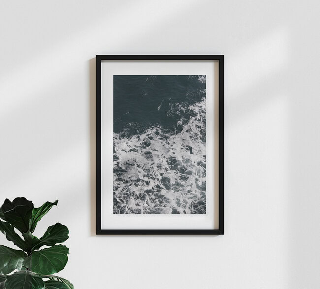 Waves and Water, Greece – wall art by Studio Na.hili as Poster or Acrylic Glass Print