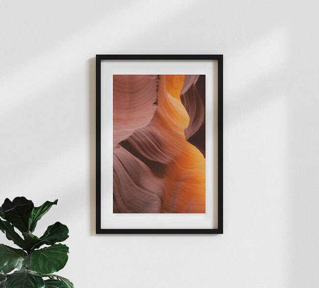 Antelope Canyon, Vereinigte Staaten – Fotokunst von Thomas Hammer als Poster oder Acrylglasbild