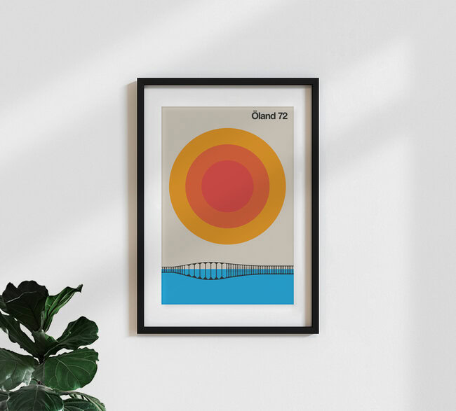 Wandbild 'Öland 72' – Kunst von Bo Lundberg als Poster oder Acrylglasbild