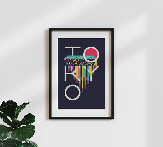 Wandbild 'Tokyo' – Kunst von Sasha Lend als Poster oder Acrylglasbild