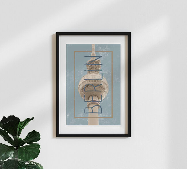Wandbild 'Berlin' – Kunst von Sasha Lend als Poster oder Acrylglasbild