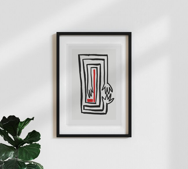 Wandbild 'Hands 3' – Kunst von Julia Hariri als Poster oder Acrylglasbild