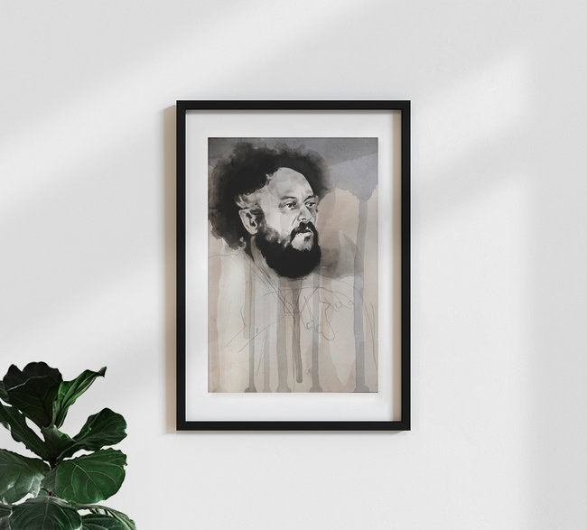 'Niklaus Meienberg' – Wall Art by David Diehl as Poster or Acrylic Glass Print