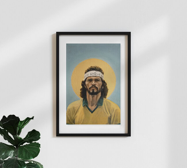 Wandbild 'Sócrates' – Kunst von David Diehl als Poster oder Acrylglasbild