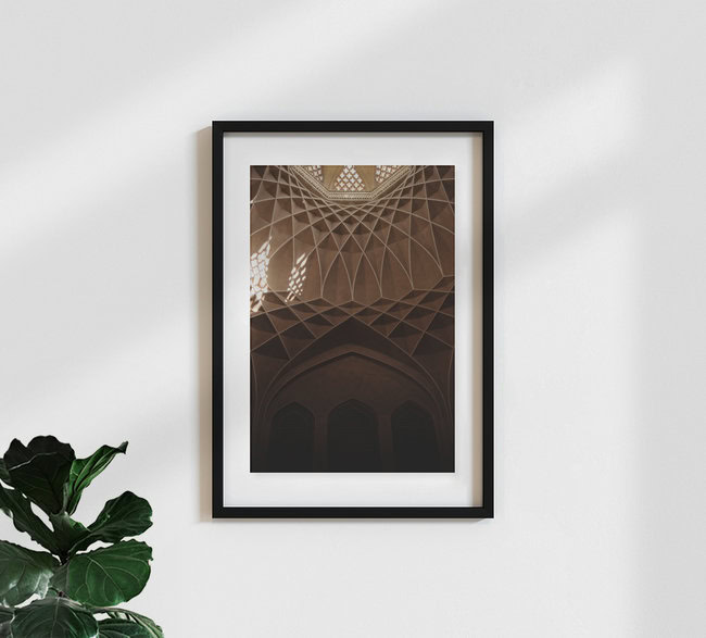 Islamische Architektur im Iran, Iran – Fotokunst von Claas Liegmann als Poster oder Acrylglasbild