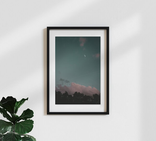Farbenfrohe Dämmerung, Deutschland – Fotokunst von Danny Schöning als Poster oder Acrylglasbild