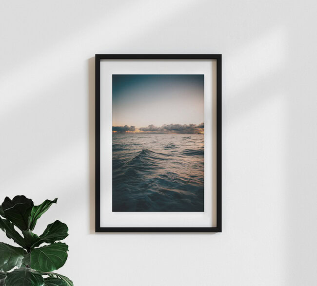 Raue See am Nordpolarkreis, Norwegen – Fotokunst von Marco Leiter als Poster oder Acrylglasbild