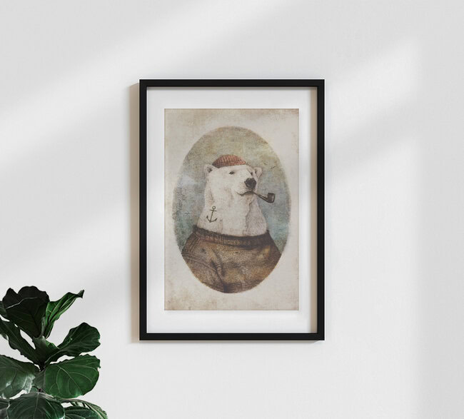 'Onto the Shore' – Wall Art by Mike Koubou as Poster or Acrylic Glass Print