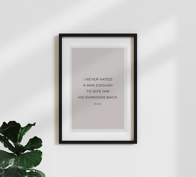 'Artists’ Alphabets - Z' – Wall Art by Steffi Louis as Poster or Acrylic Glass Print