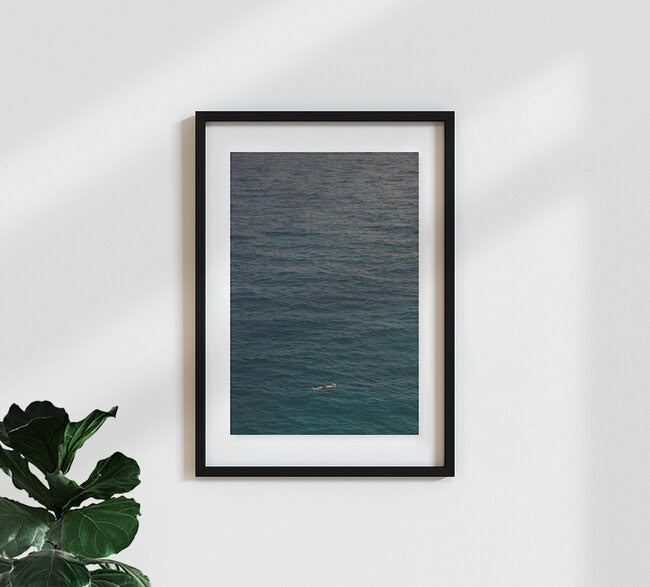 Deep Ocean Solitude, Türkei – Fotokunst von AJ Schokora als Poster oder Acrylglasbild