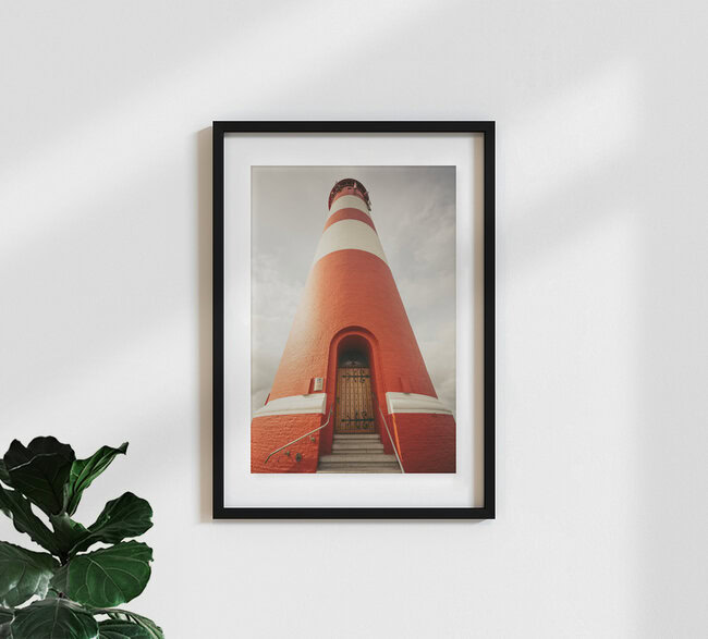 Lighthouse on Amrum Island, Germany – wall art by Oliver Henze as Poster or Acrylic Glass Print