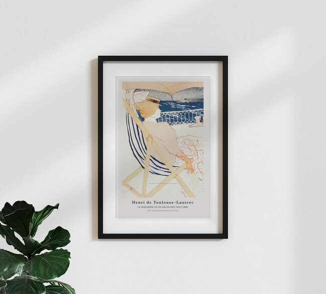 'La Passagère Du 54 by Henri Toulouse-Lautrec' – Wall Art by Art Classics as Poster or Acrylic Glass Print