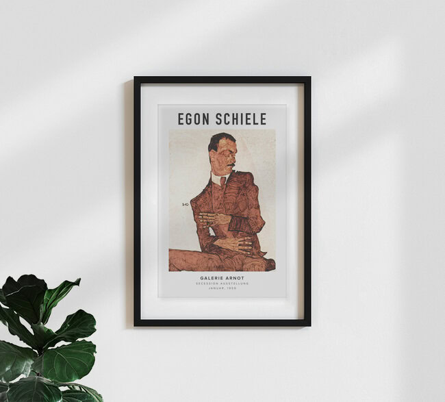 'Egon Schiele in der Galerie Arnot' – Wall Art by Art Classics as Poster or Acrylic Glass Print