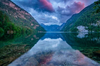 Königssee im Abendlicht - fotokunst von Martin Wasilewski