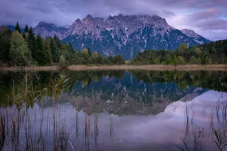 Karwendel View at Dusk - Fineart photography by Martin Wasilewski