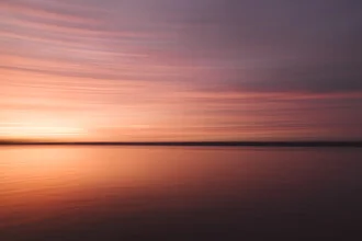 Abendrot an der Ostsee - fotokunst von Nadja Jacke