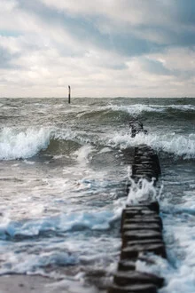 Sturm an der Ostsee - fotokunst von Nils Steiner