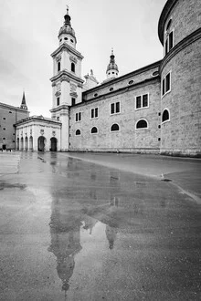 Salzburg Cathedral in the Mirror - Fineart photography by Martin Wasilewski