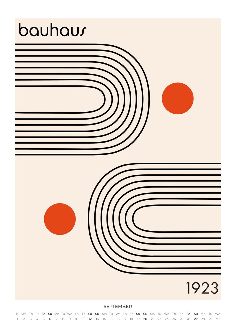 2026 Bauhaus Essentials Art Calendar