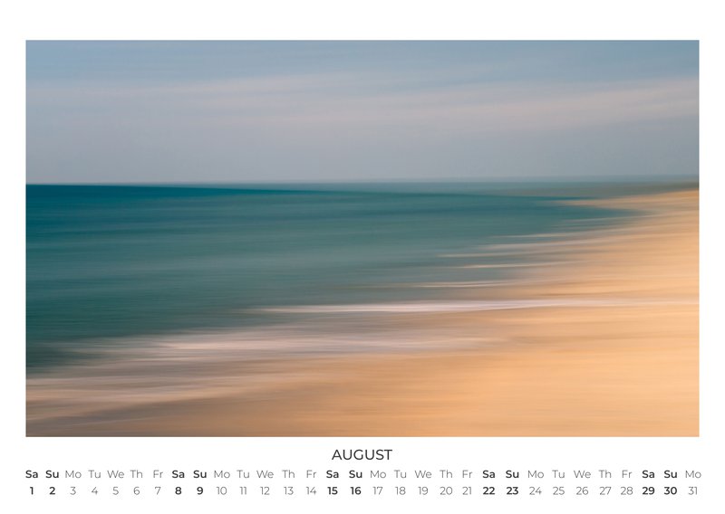 2026 Abstract Seascapes Calendar