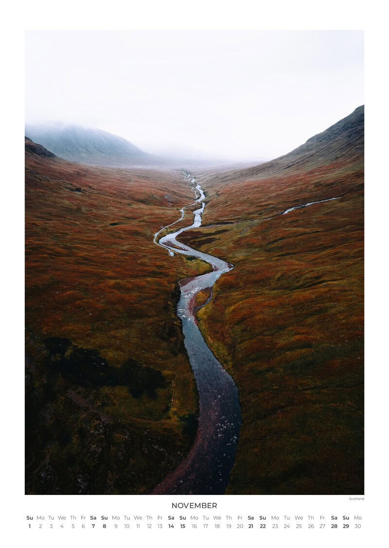 2026 Scenic Adventures Calendar