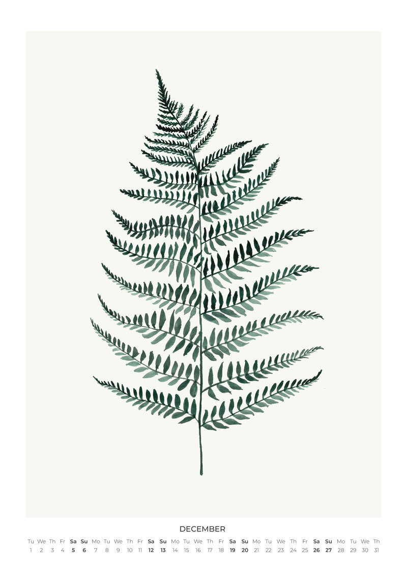 2026 Botanical Bloom Calendar